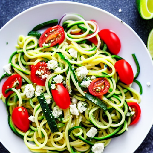 Keto Greek Salad Pasta