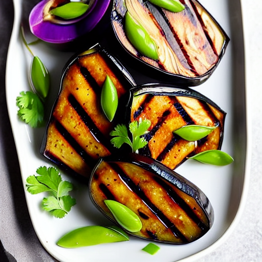 Grilled Eggplant with Miso