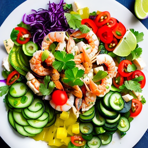Vegan Seafood Fattoush