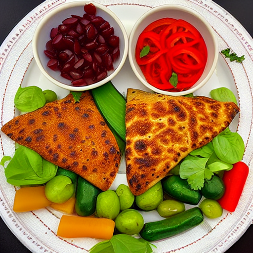 Vegetable Manakish
