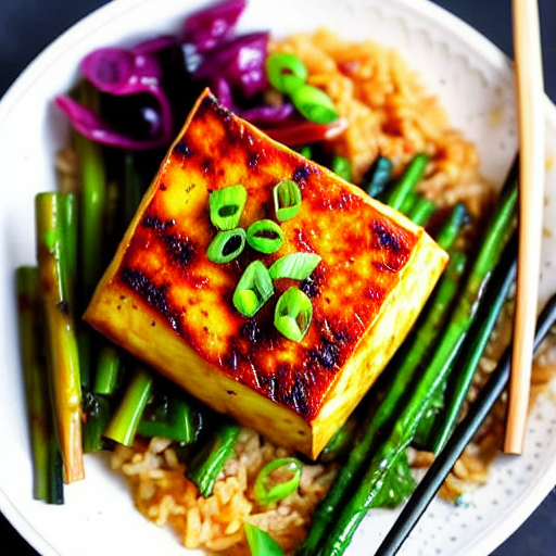 Baked Tofu with Miso