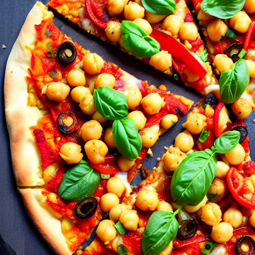 Chickpea Tagine Pizza