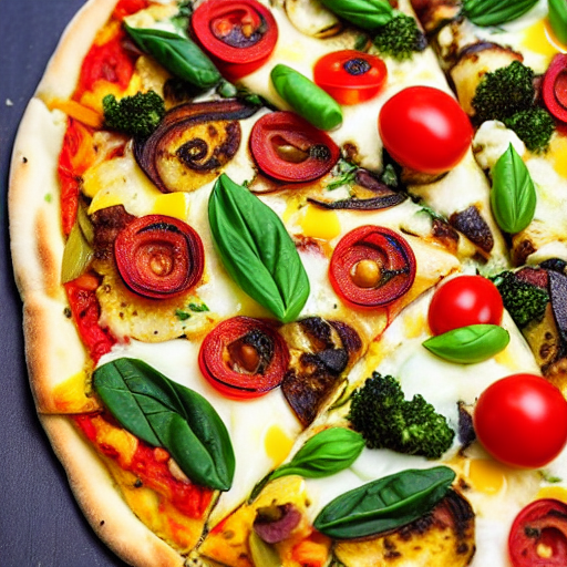 Savory Vegetable Pizza