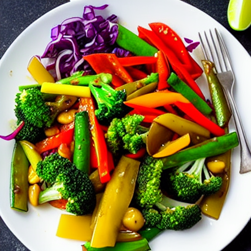 Halal Vegetable Stir-Fry