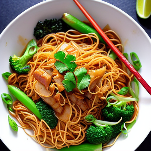 Bún Xào Chay