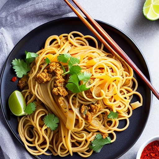 Keto Spicy Garlic Noodles