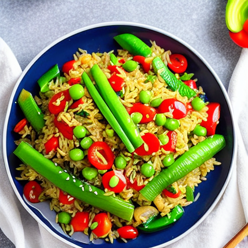 Vegetable Stir-Fried Rice