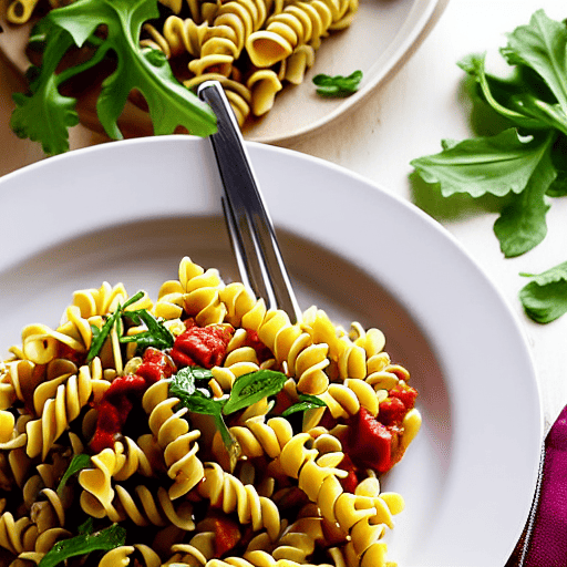 Fusilli com Rúcula