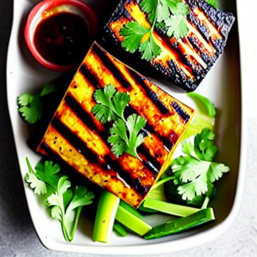 Black Bean Grilled Tofu