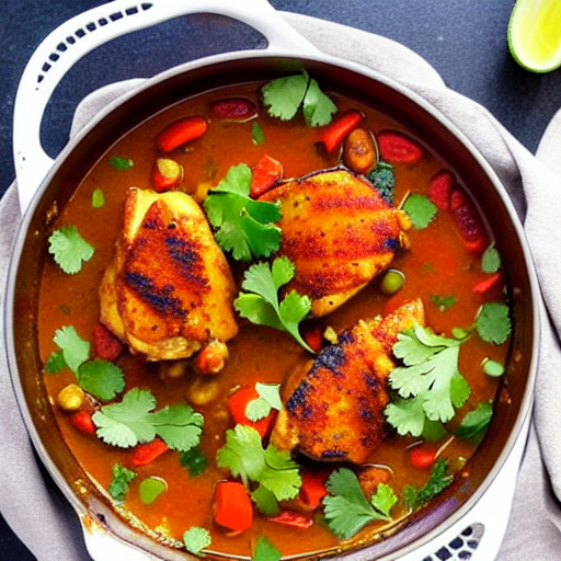 Keto Chicken Tagine