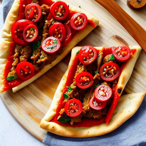 Vegan Sucuk Pide