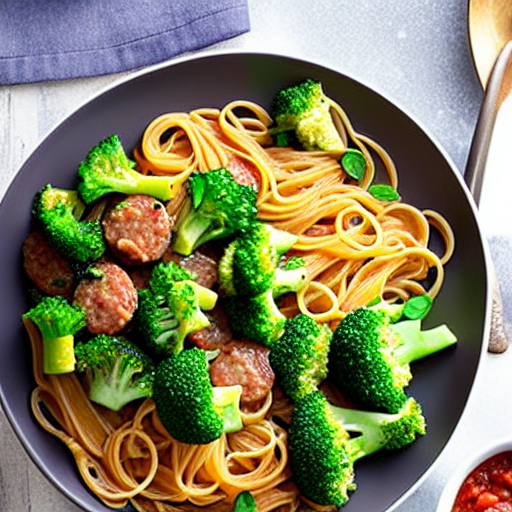 Pasta with Sausage and Broccoli