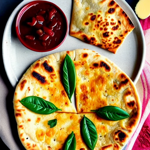 Msemmen with Cheese