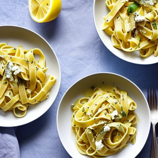 Gluten-Free Fettuccine with Avgolemono
