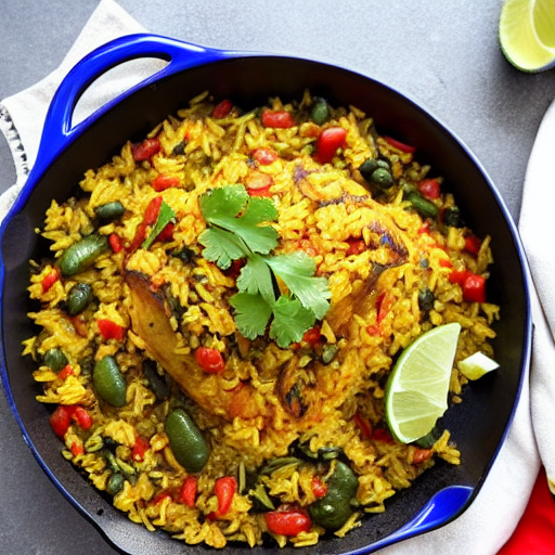 Arroz con Chiles Poblanos