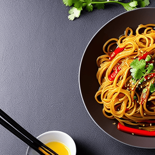 Sichuan Spicy Garlic Noodles