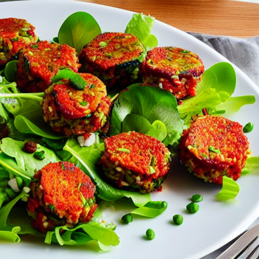 Mücver Salad