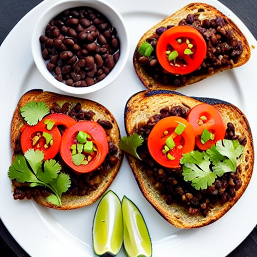 Molletes Veganos