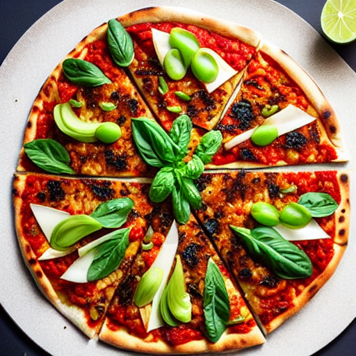 Korean Herb Pizza