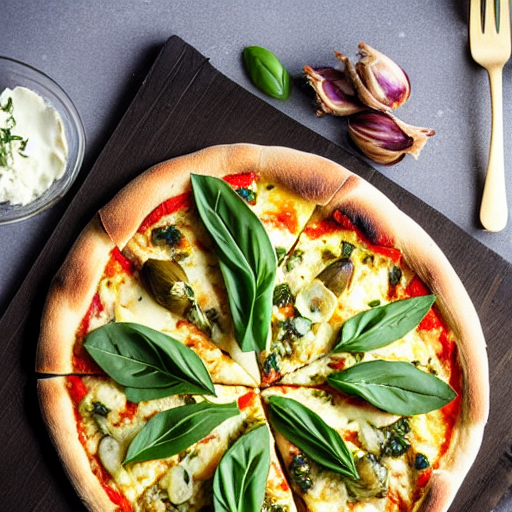 Artichoke Heart Pizza