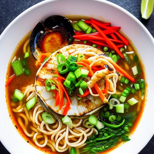Spicy Crab Ramen