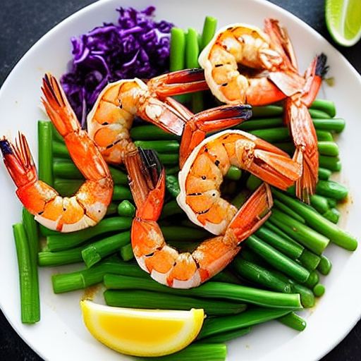 Tôm Nướng Sả