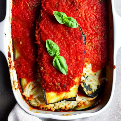 Eggplant Parmesan Bake