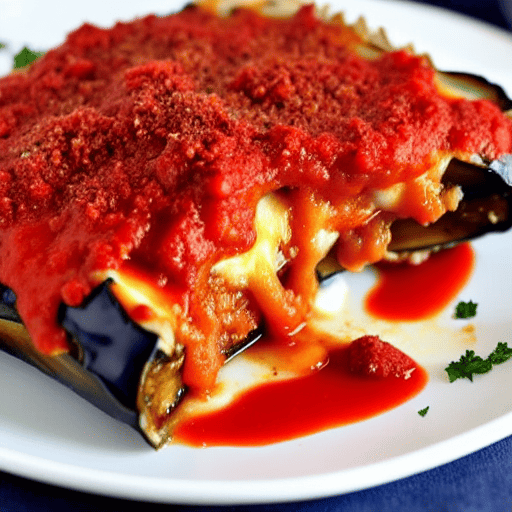 Crispy Baked Eggplant Parmesan