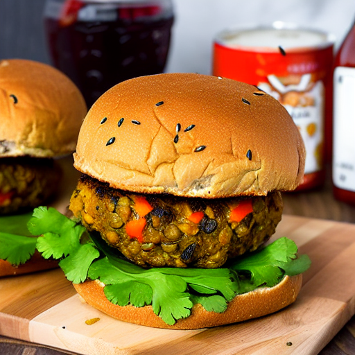 Lentil Chipotle Burger