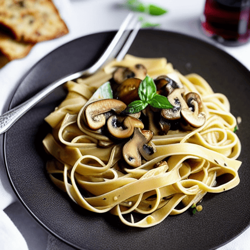 Mushroom and Truffle Tagliatelle