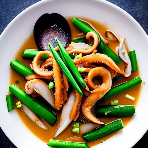 Mực Xào Hẹ