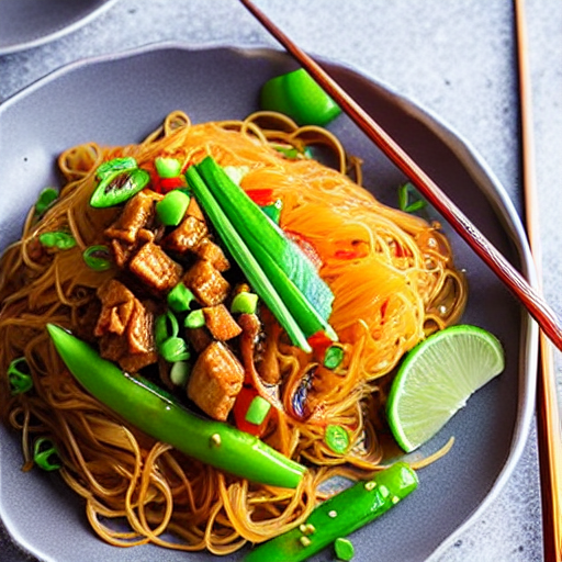 Vegetarian Pad Woon Sen