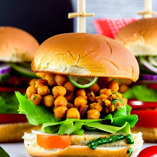 Cajun Chickpea Burger