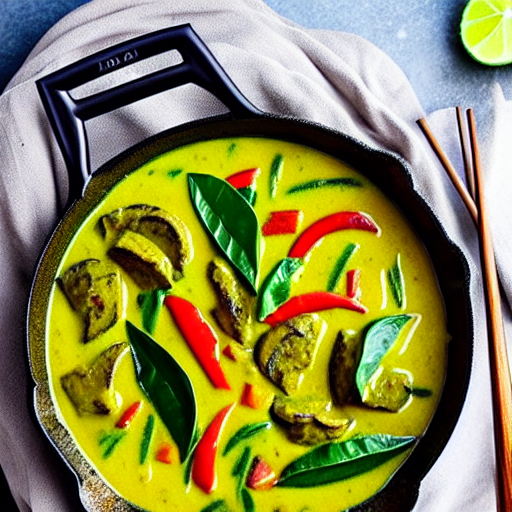 Baked Green Curry