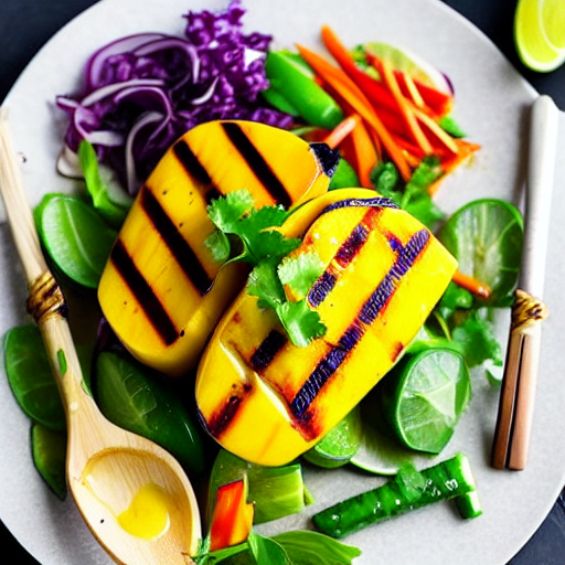 Grilled Mango Salad