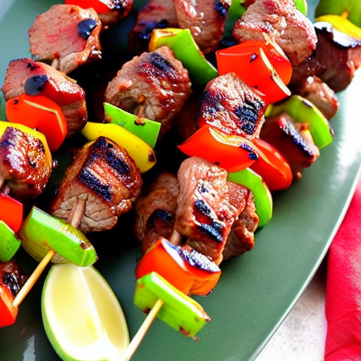 BBQ Beef Kebabs