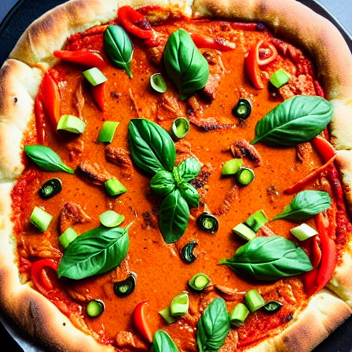 Red Curry Pizza