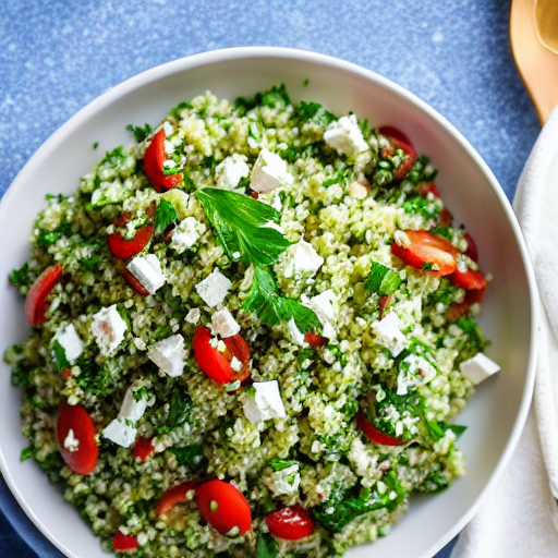 Tabbouleh with Feta