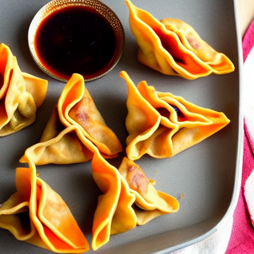 Vegan Sweet Potato Wontons