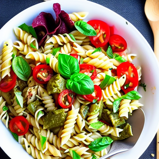 Pasta with Fattoush
