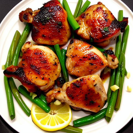 Lemon Garlic Chicken Thighs