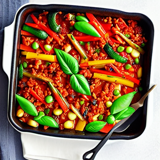 Korean Vegetable Bake