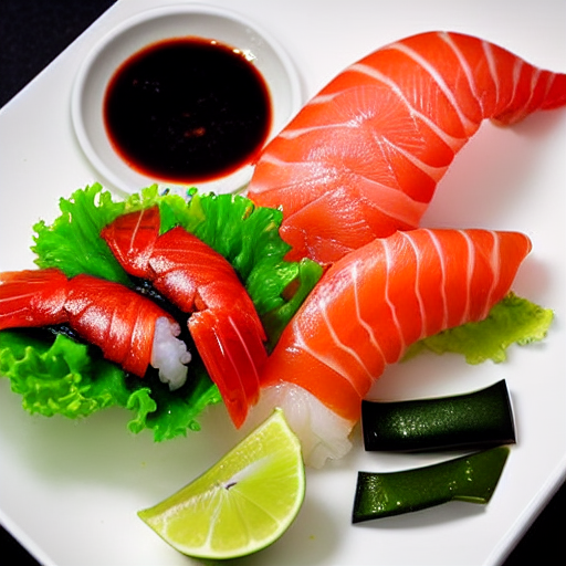 Sushi with Shrimp