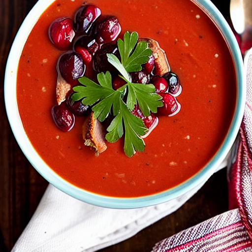 Cranberry and Wild Game Soup