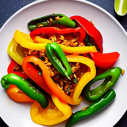 Stir-Fried Bell Peppers