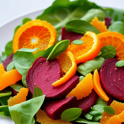 Salada de Beterraba e Laranja