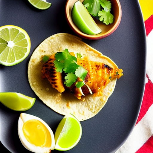 Tacos de Pescado al Jengibre y Limón