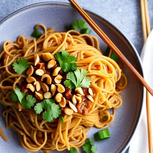 Peanut Satay Noodles