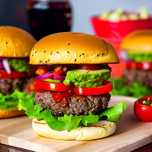 Hamburguesa de Venado