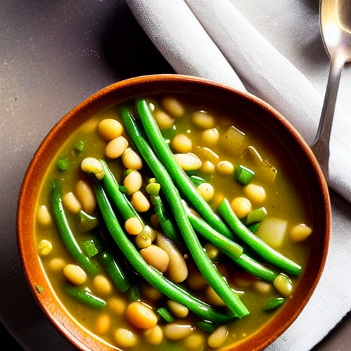 Soupe de haricots verts